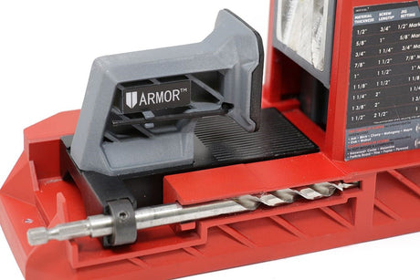 Armor Tool 9.5mm Pocket Hole Jig Stepped Drill Bit with Hex Shank and Hardened Pilot Point