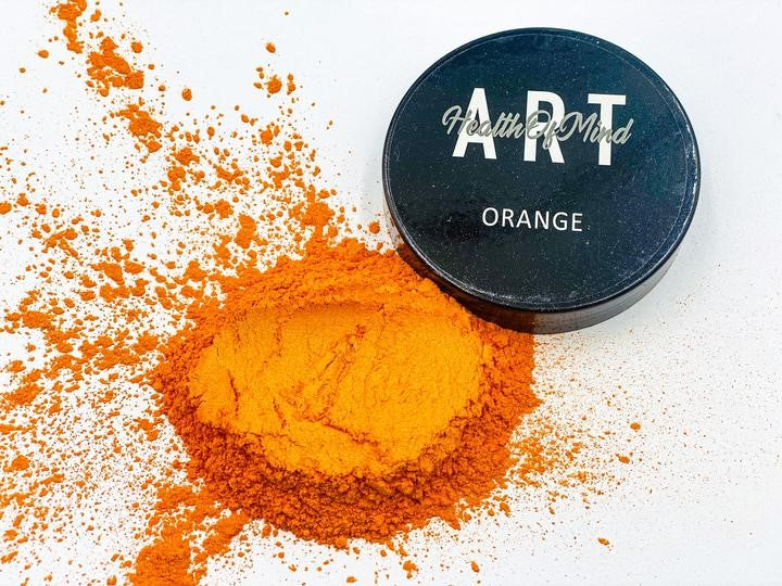 Health of Mind Art Orange 50g Pearlescent Pigment Mica Powder for Epoxy Resin