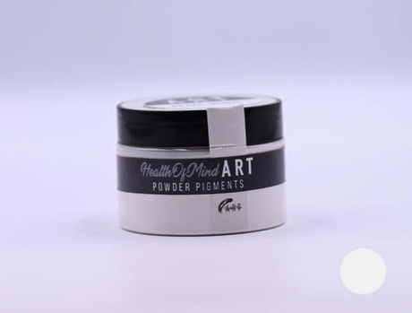 Health of Mind Art Pearl White 50g Pearlescent Pigment Mica Powder for Epoxy Resin