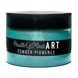 Health of Mind Art Pearlescent Pigment Mica Powder for Epoxy Resin - Reef Green 50g