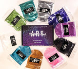Health of Mind Art Metallic Glitter Powders for Epoxy Resin - Assorted Colours Pack 10 x 10g Bags
