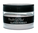Health of Mind Art White Flicker 50g Metallic Glitter Powder for Epoxy Resin
