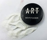 Health of Mind Art White Flicker 50g Metallic Glitter Powder for Epoxy Resin
