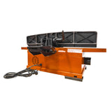 Sherwood 6in Benchtop Jointer with Helical Spiral Head 2HP, showcasing fourteen four-sided carbide cutters for precise woodworking