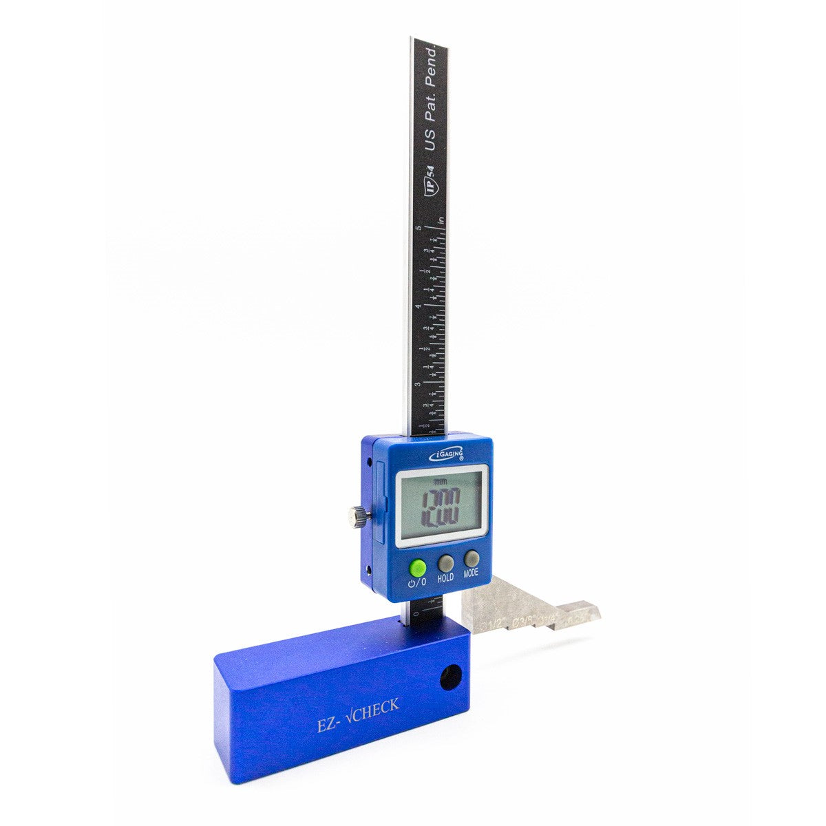 iGaging Digital Height Gauge with Centreline Offsets for Router Bits 127mm Measuring Capacity