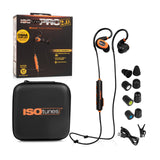 ISOtunes PRO 2.0 Bluetooth Noise-Isolating Earbuds - Safety Orange Headphones