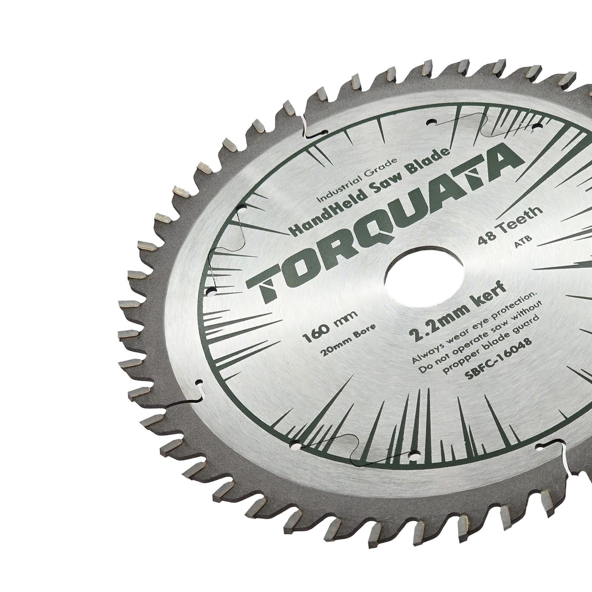 Torquata Fine Crosscut Circular Saw Blade suits Circular Power Saws 160mm Diameter 20mm Bore