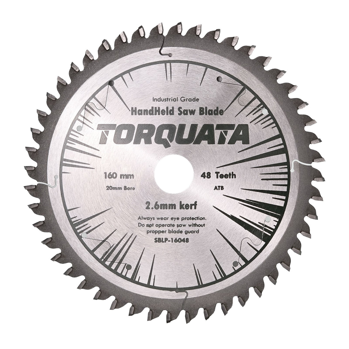 Torquata 160mm Diameter 20mm Bore Laminates Circular Saw Blade suits Circular Power Saws