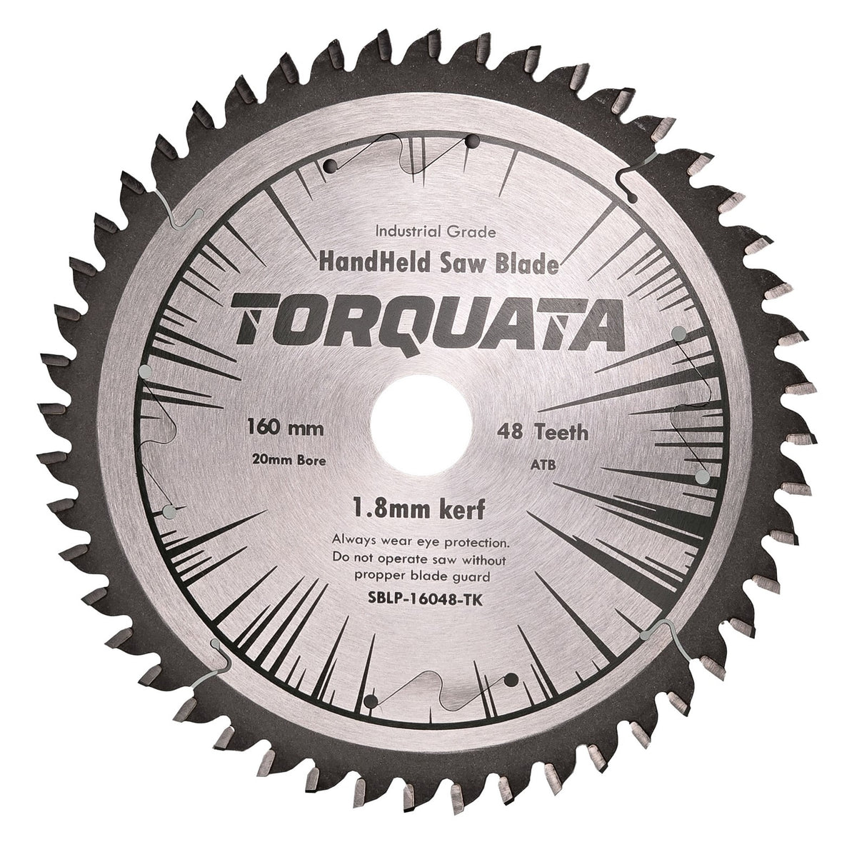 Torquata 160mm Diameter 20mm Bore Thin Kerf Laminates Circular Saw Blade suits Circular Power Saws