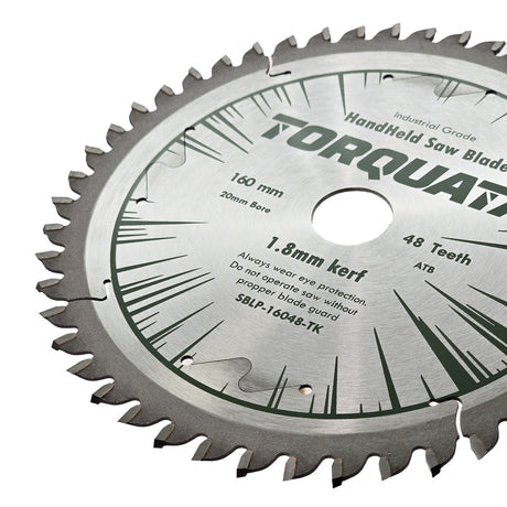 Torquata 160mm Diameter 20mm Bore Thin Kerf Laminates Circular Saw Blade suits Circular Power Saws