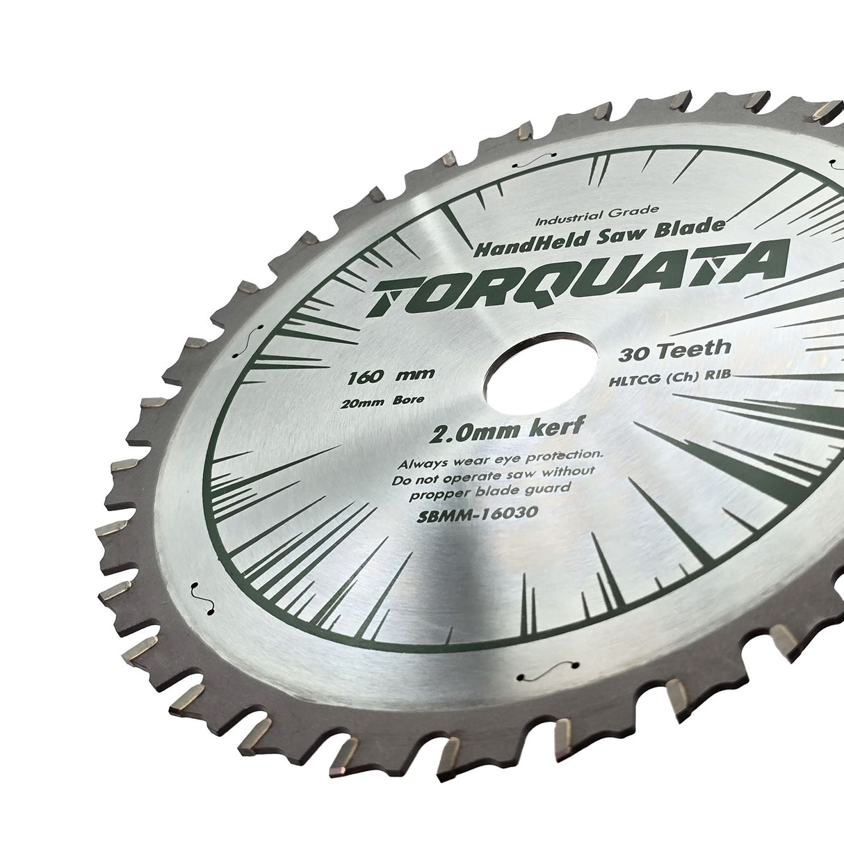 Torquata 160mm Diameter 20mm Bore Multi Material Circular Saw Blade suits Circular Power Saws