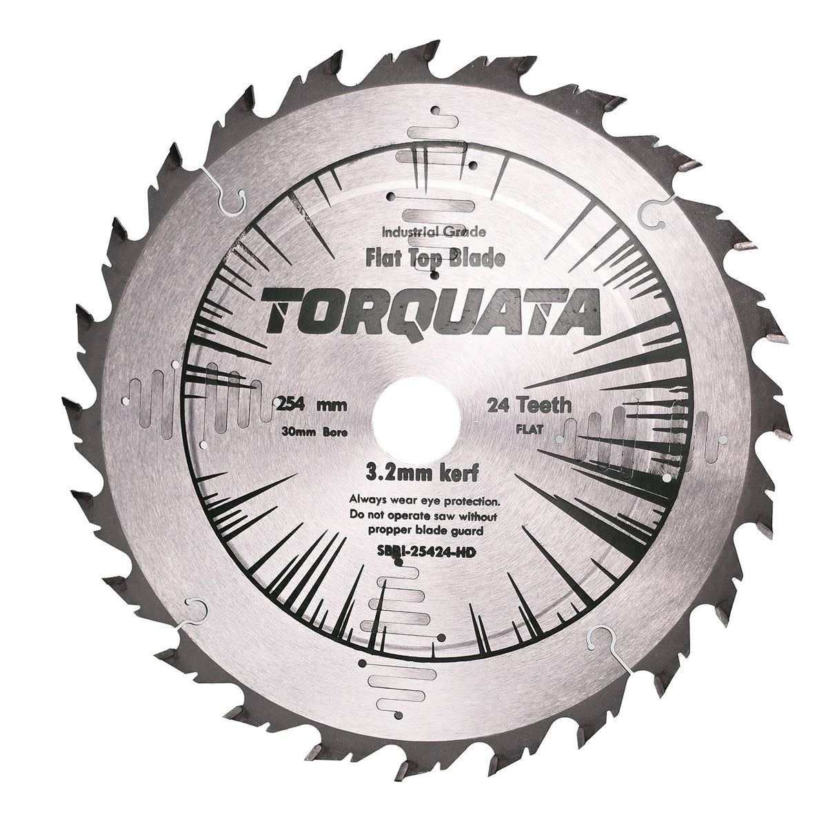 Torquata 254mm Diameter 30mm Bore Heavy-Duty Rip Cut Circular Saw Blade