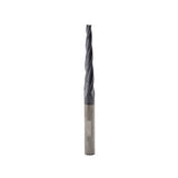 Torquata Triple Flute Long Spiral Upcut ZrN Coated Carving CNC Router Bit 1/4in Shank