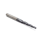 Torquata Triple Flute Long Spiral Upcut ZrN Coated Carving CNC Router Bit 1/4in Shank