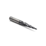 Torquata Four Flute Spiral Upcut ZrN Coated Carving CNC Router Bit 1/4in Shank