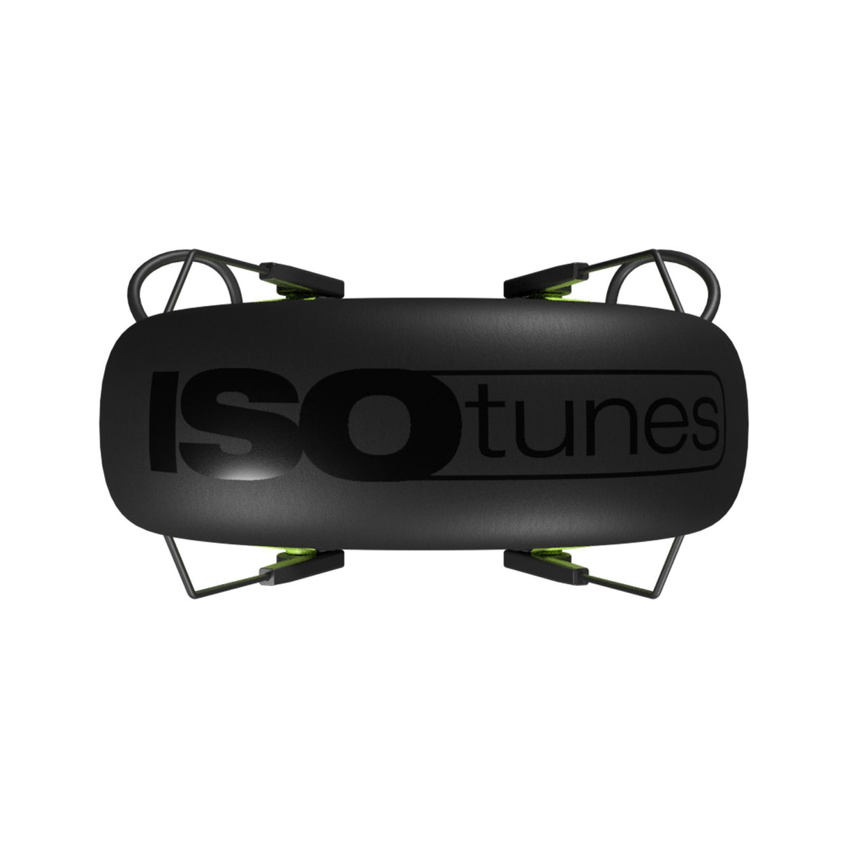 ISOtunes Air Defender Bluetooth Earmuffs - Black/Green Headphones