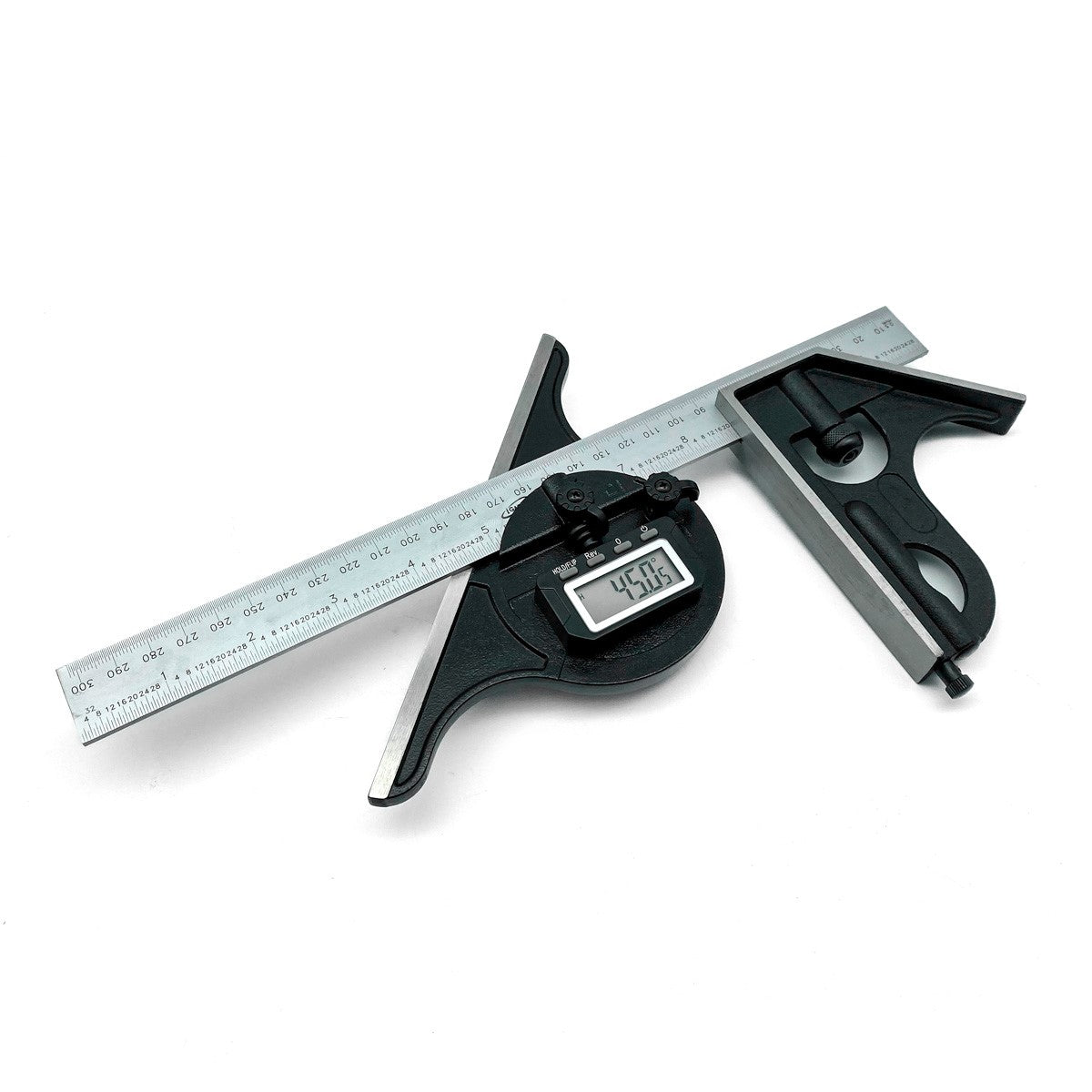 iGaging 300mm Combination Square & Digital Protractor Metric/Imperial