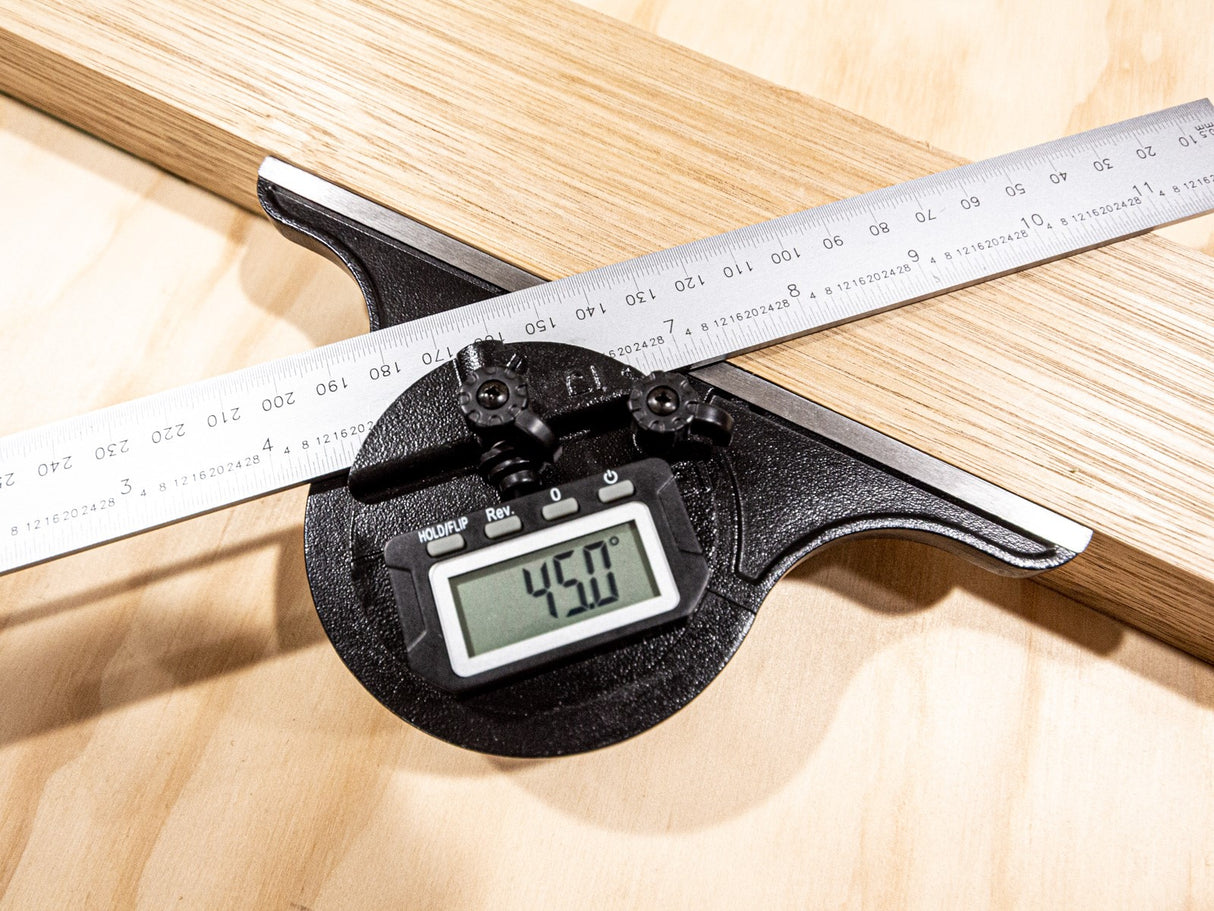 iGaging 300mm Combination Square & Digital Protractor Metric/Imperial