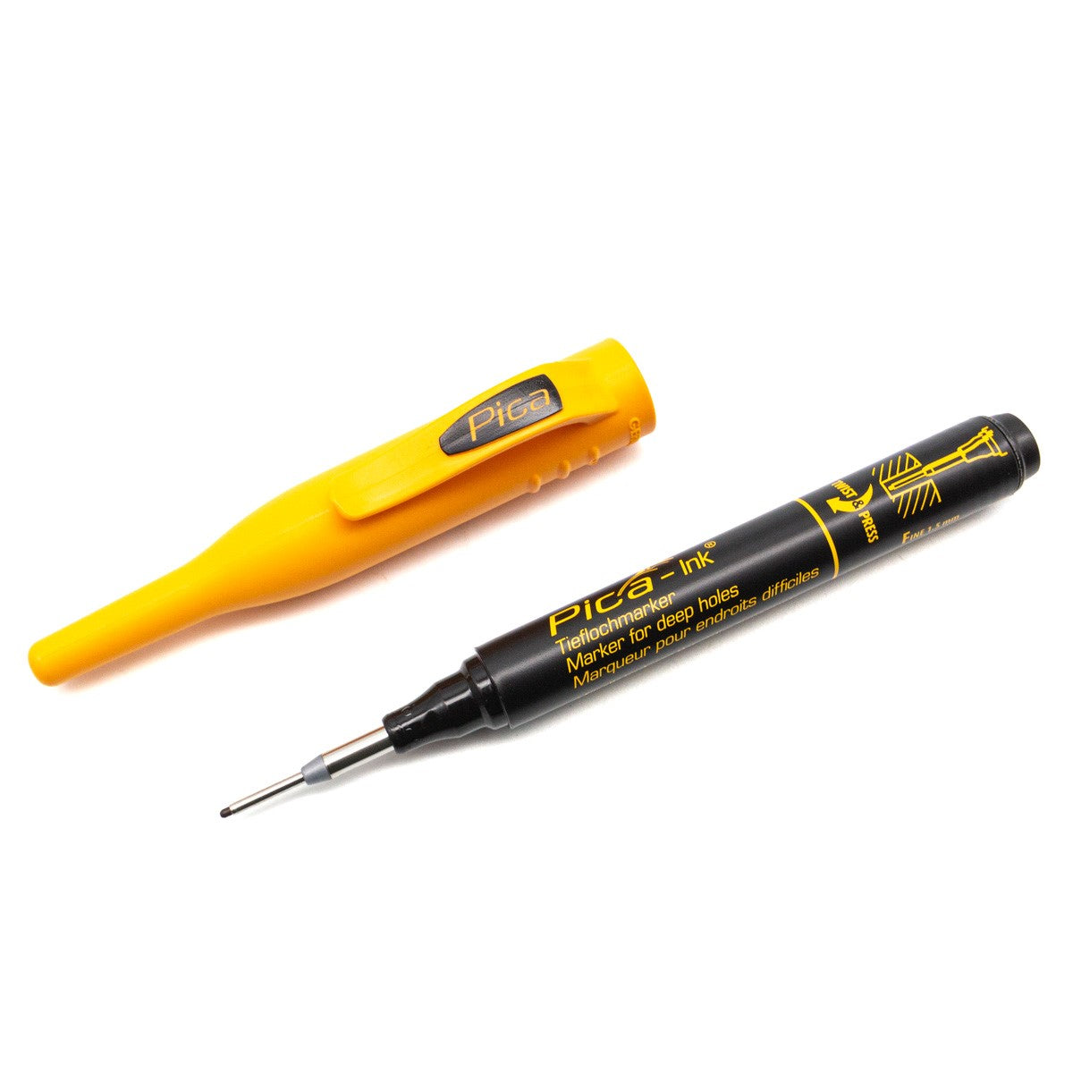 PICA Ink Deep Hole Marker with Adjustable Extended Tip – Timbecon Pty Ltd