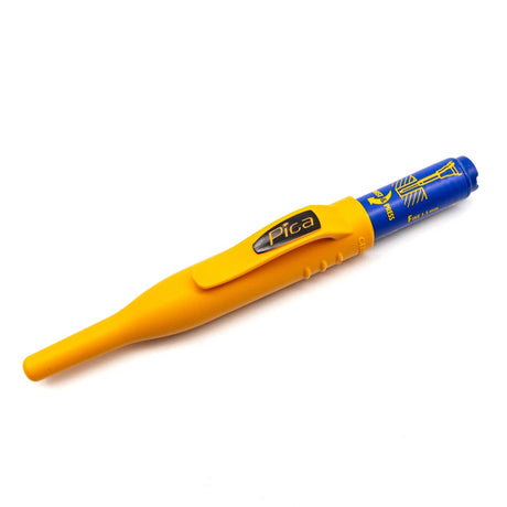 Pica Deep Hole Marker with Adjustable Tip in action on wood surface