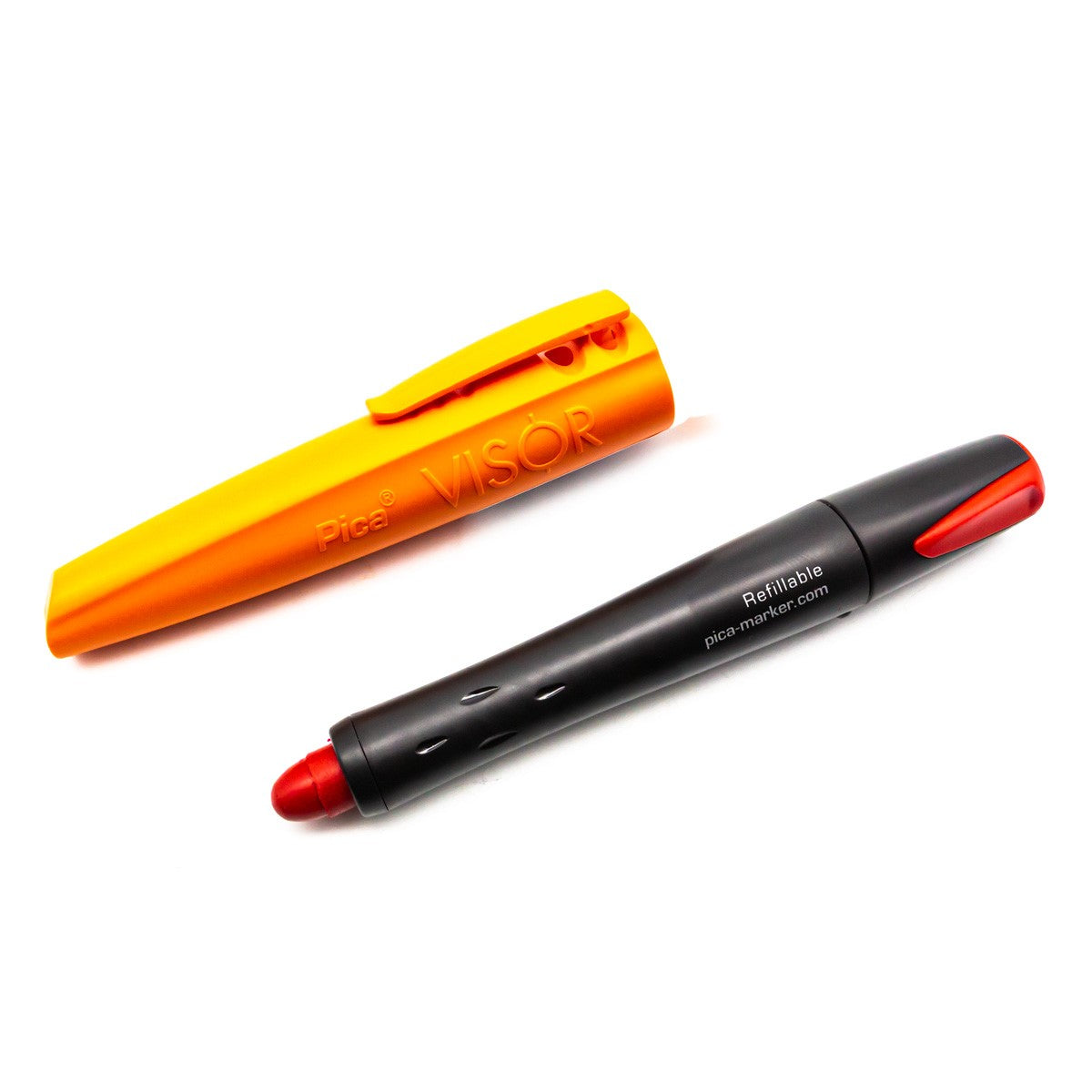 Pica Visor Permanent Long-life Industrial Red Marking Crayon
