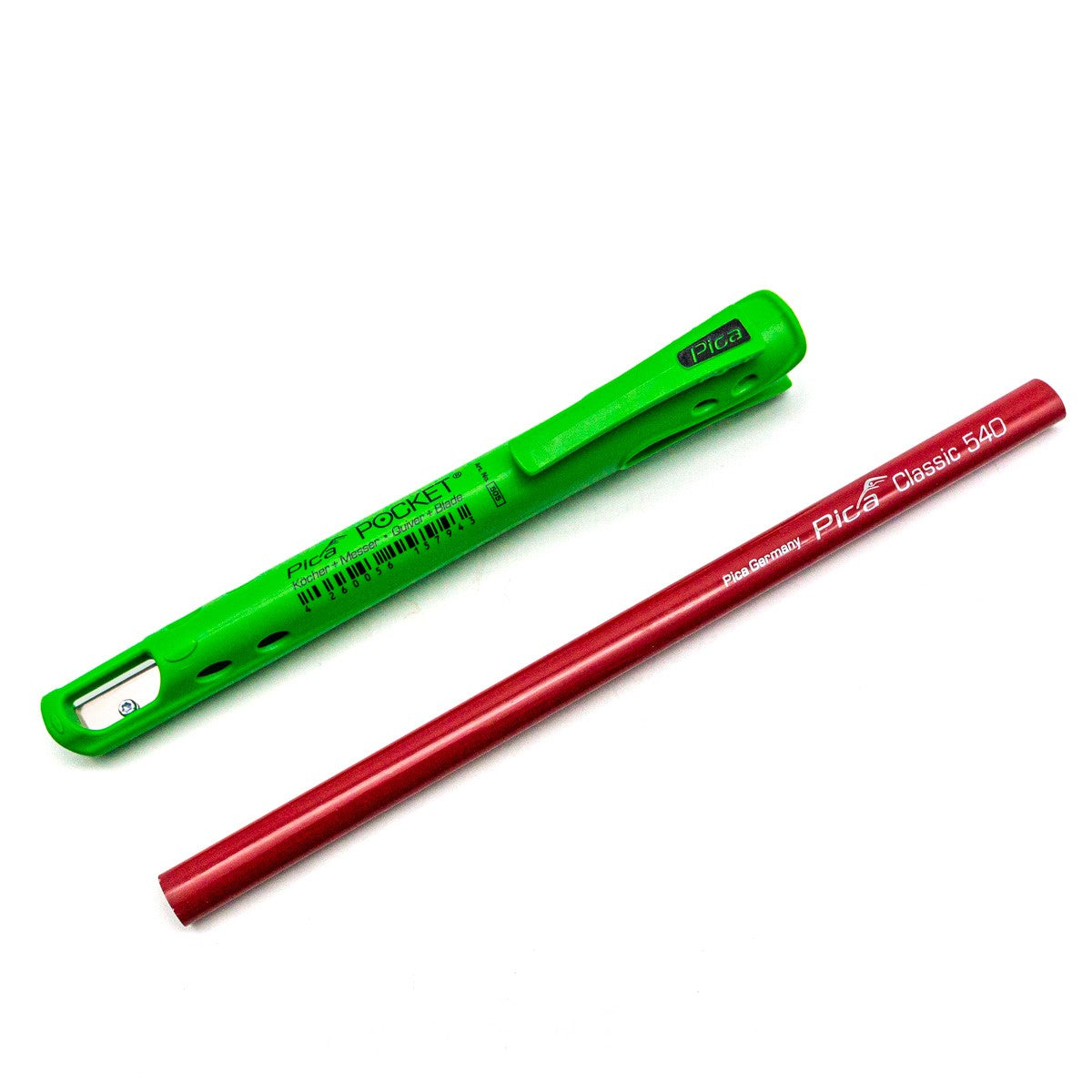 Pica Classic 540 Carpenters Pencil and Pocket Quiver & Blade with Clip