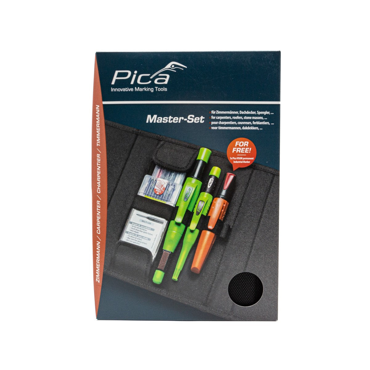 Pica 5-Piece Master Carpenters Marking Set with Protective Case