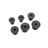 Milescraft Metric Dowel and Tenon Centre Finder Set of 6 in use on wood