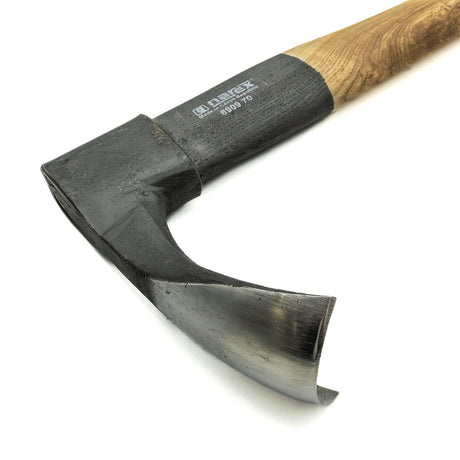 Narex Large Adze 70mm Blade Width 620mm Handle with Leather Sheath