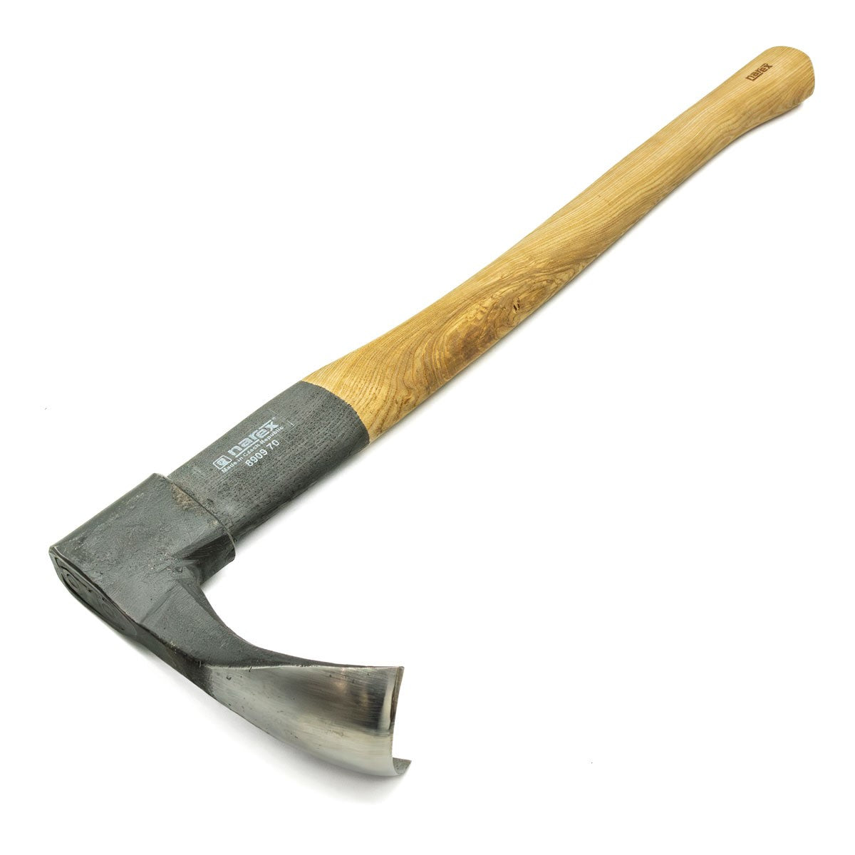 Narex Large Adze 70mm Blade Width 620mm Handle with Leather Sheath