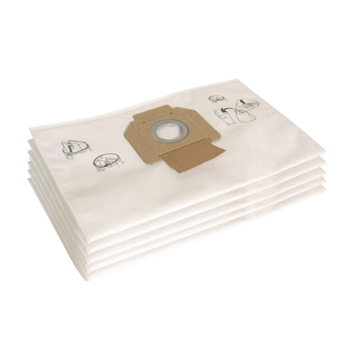 Mirka Dust Extractor Fleece Dust Bag DE-1230 5 Pack