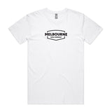 Melbourne Tool Company T-Shirt Snow White with Chevron Logo