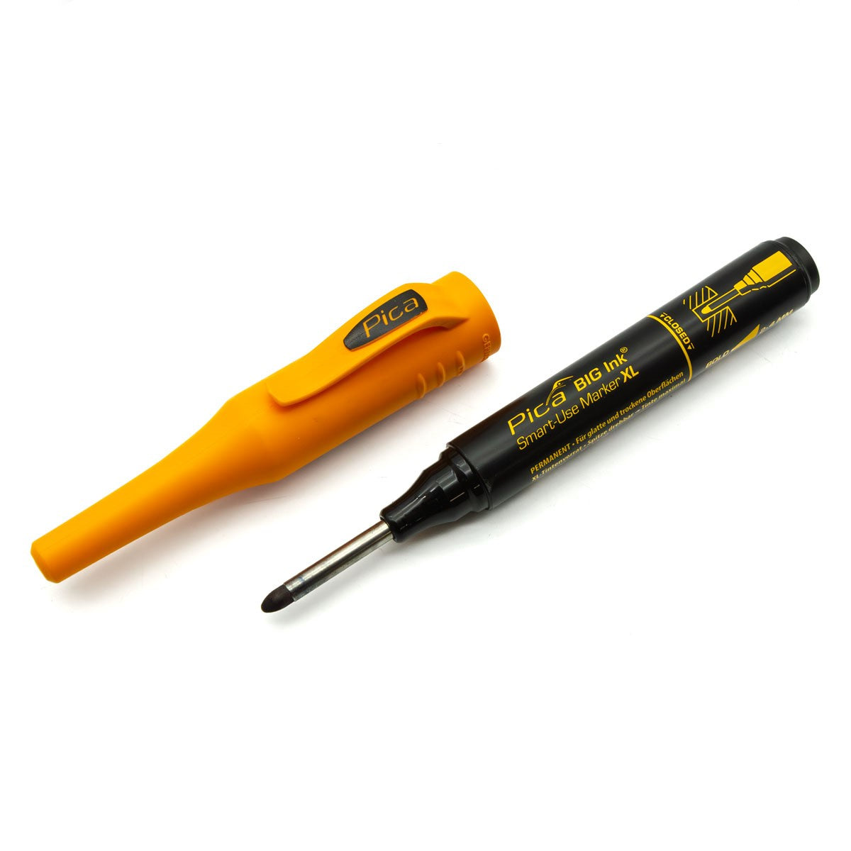 Pica Big Ink Smart-Use Marker XL Black for Deep Hole Marking