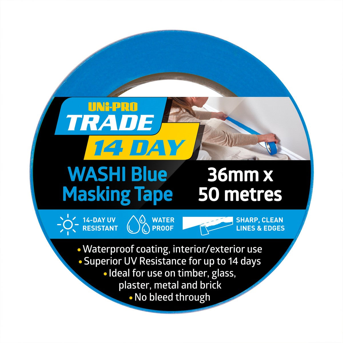 UniPro Washi Masking Tape 48mm x 50m
