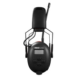 ISOtunes Air Defender Earmuffs with AM/FM Radio - Black/Safety Red Headphones