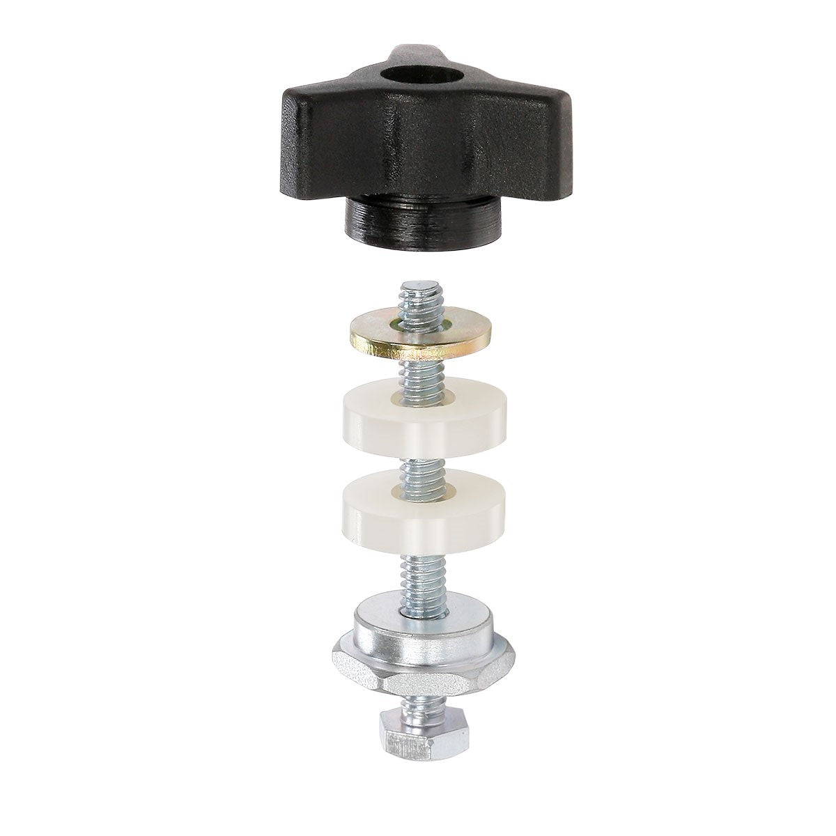 Woodpeckers Mitre Track Nuts 1/4in x 20 TPI Pack of 4