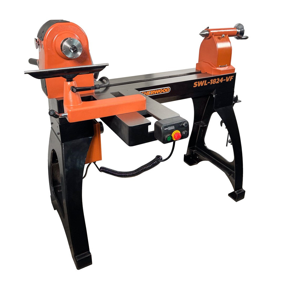 Sherwood Maxi Wood Lathe 230mm Swing Multi-Format 1500W 2HP Variable Speed Three Phase