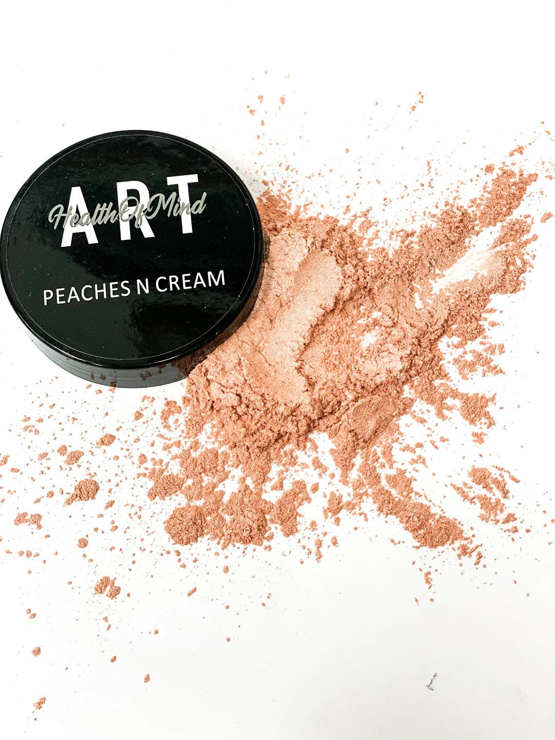 Health of Mind Art Peaches N Cream 50g Pearlescent Pigment Mica Powder for Epoxy Resin
