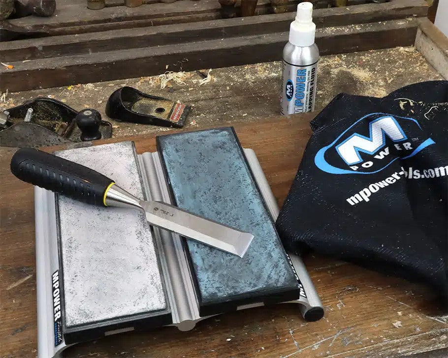MPOWER SB2 Double Diamond Sharpening Stone Set 300/1200 Grit Complete Kit
