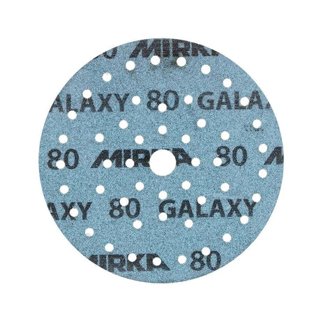Mirka Galaxy Sanding Discs - 125mm 10 Pack in action, offering precision and efficiency for woodworking projects