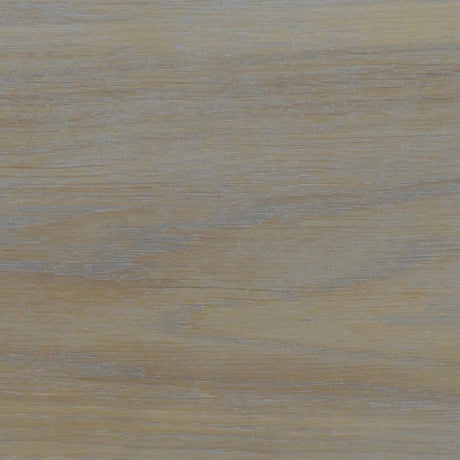 Rubio Monocoat Oil Plus 2C Silver Grey stain on White Oak wood, kit components A and B shown