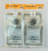 StopLossBag Pouch Airtight Wood Finish Preserver Set of 8 Pouches