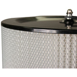 Sherwood 1HP Dust Collector Pleated Filter in compact workspace