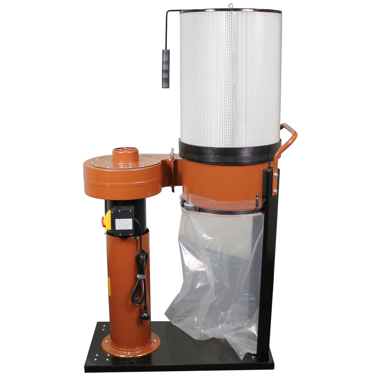 Sherwood 1HP Dust Collector Pleated Filter 600CFM in compact workspace