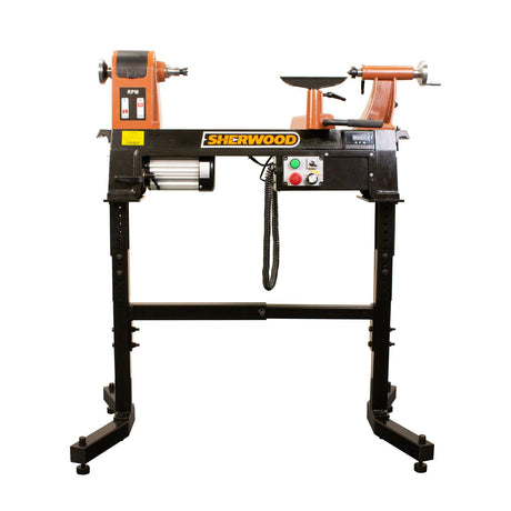 Sherwood Midi EVS Wood Lathe with Stand 350mm Swing 750W 1HP with Stand