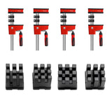 Bessey K-Body Clamps 2 x 600mm & 2 x 1000mm Plus Framing Block Set