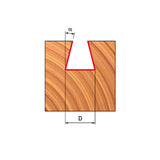 Freud Dovetail Router Bits 14 Degree Angle 12.7mm Diameter 1/4in Shank