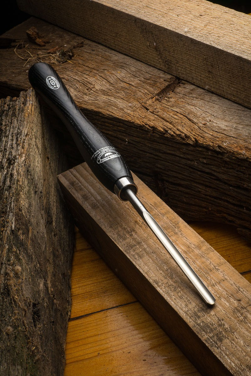 Crown Spindle Gouge 10mm M2 Cryogenic Steel Woodturning Tool