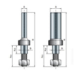 Freud Arbor for Slot Cutter Router Bit Blades 1/2in Shank