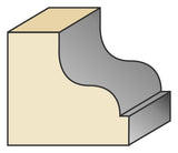 Torquata Classical Ogee Moulding Router Bits 1/2in Shank